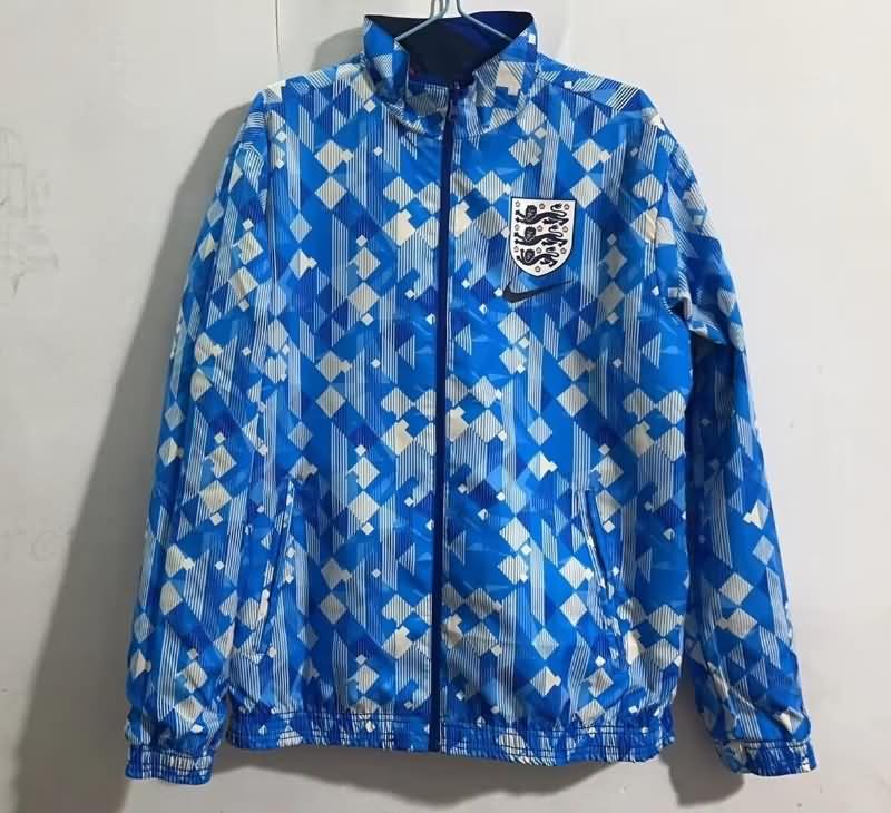 England Soccer Windbreaker Blue Replica 2024