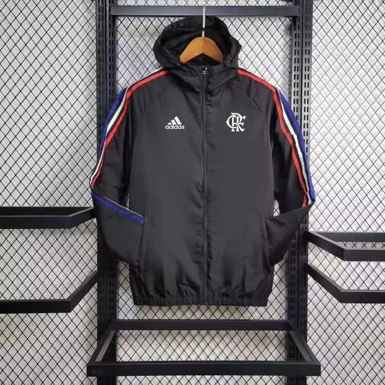 Flamengo Soccer Windbreaker 02 Black Replica 2024