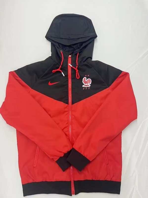 France Soccer Windbreaker Red Replica 2024