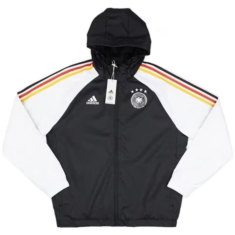 Germany Soccer Windbreaker Black Replica 2024