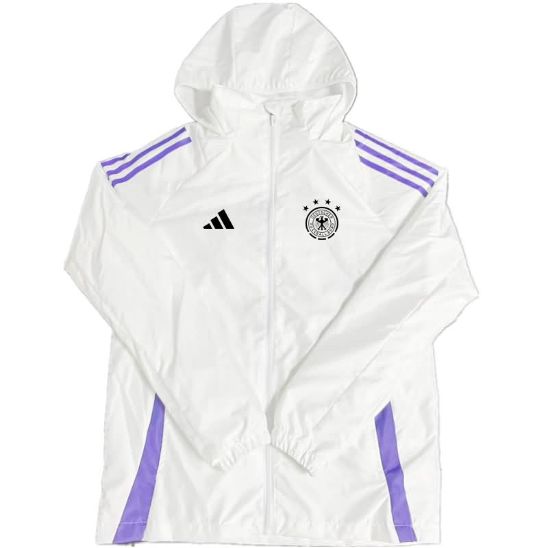 Germany Soccer Windbreaker 03 White Replica 2024