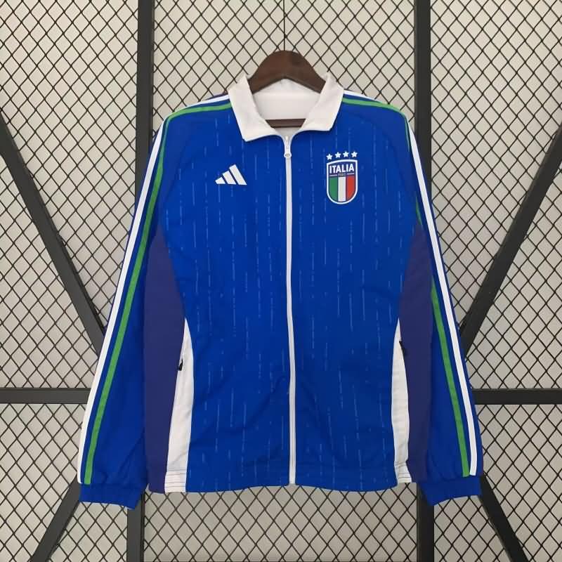 Italy Soccer Jersey Blue White Reversible Replica 2024