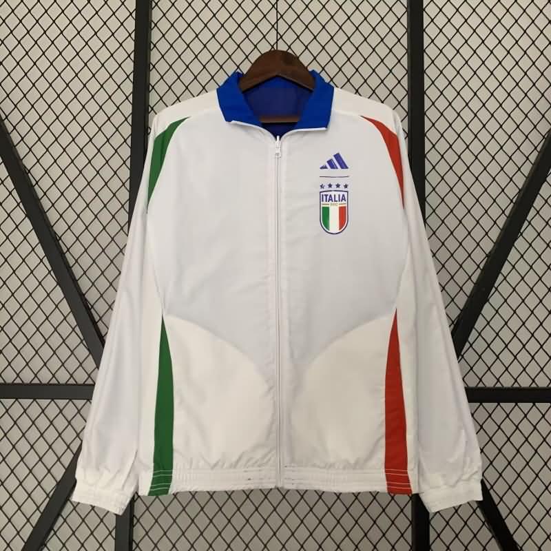 Italy Soccer Jersey Blue White Reversible Replica 2024