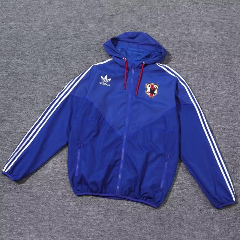 Japan Soccer Windbreaker Blue Replica 2024