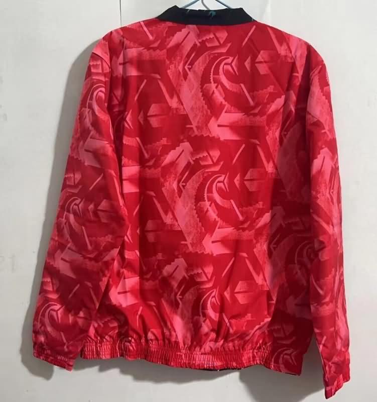 Korea Soccer Windbreaker Red Black Reversible Replica 2024