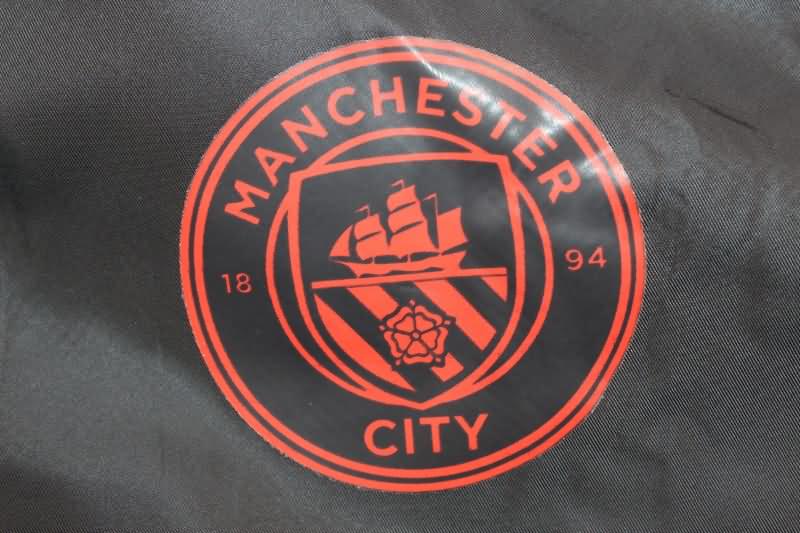 Manchester City Soccer Jersey 02 Black Replica 23/24
