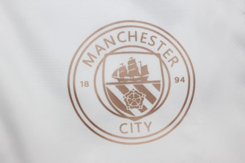 Manchester City Soccer Jersey White Replica 23/24