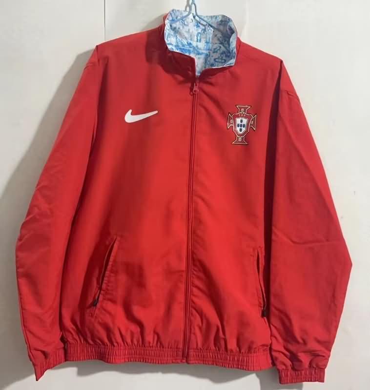 Portugal Soccer Jersey Red White Reversible Replica 2024