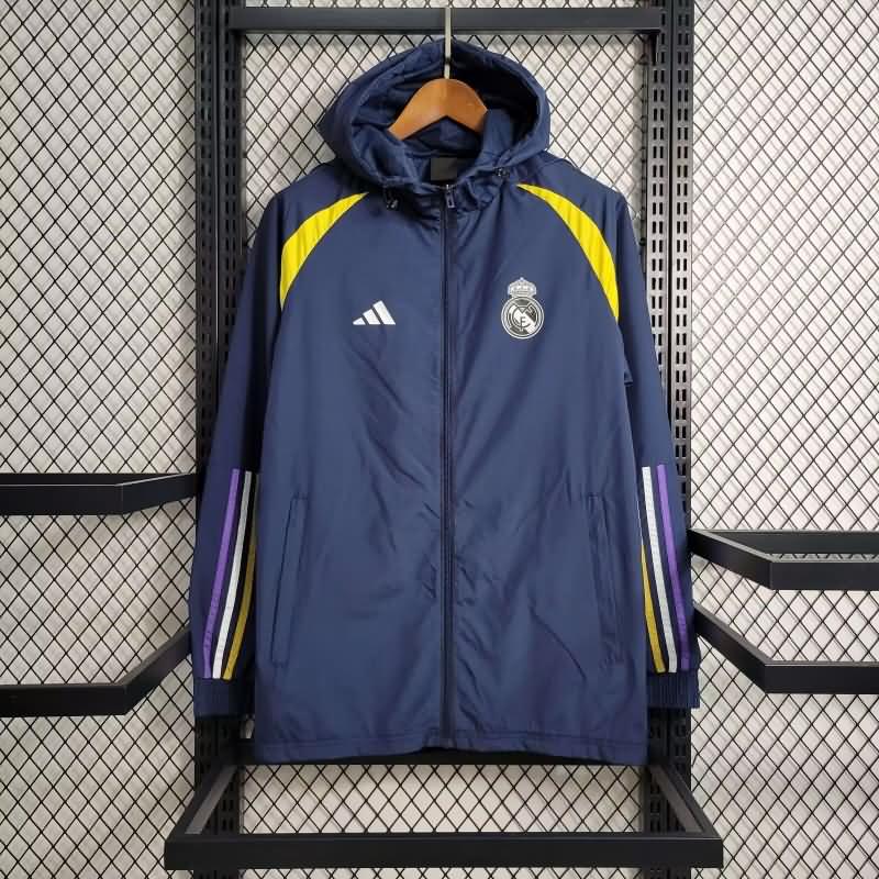 Real Madrid Soccer Jersey 02 Dark Blue Replica 23/24