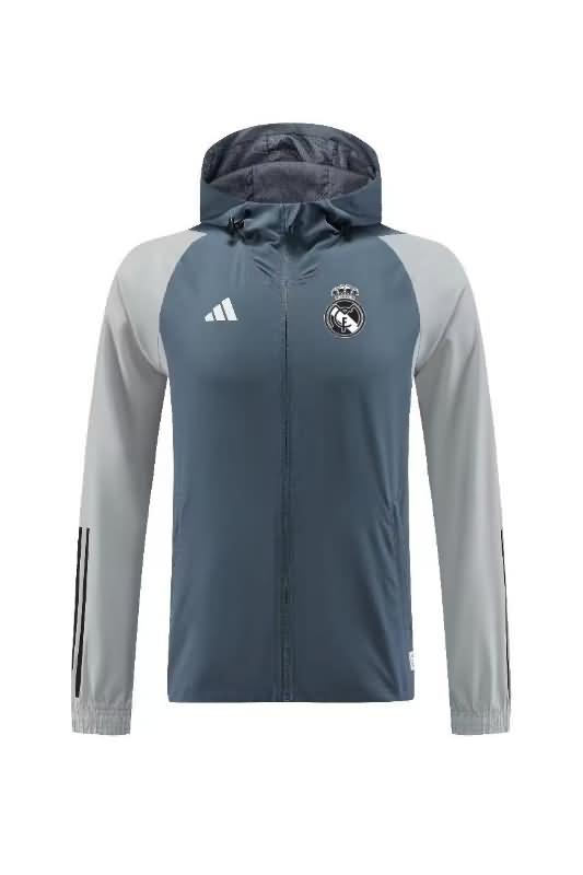 Real Madrid Soccer Jersey Dark Grey Replica 23/24