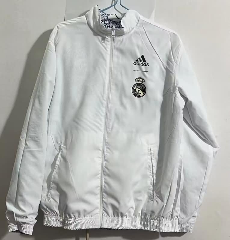 Real Madrid Soccer Jersey White Reversible Replica 23/24