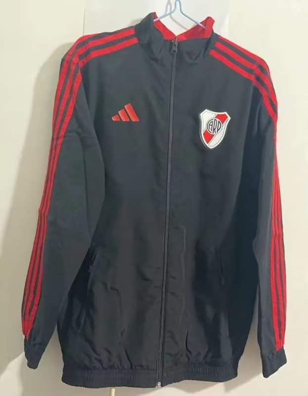 River Plate Soccer Jersey Black Red Reversible Replica 2023