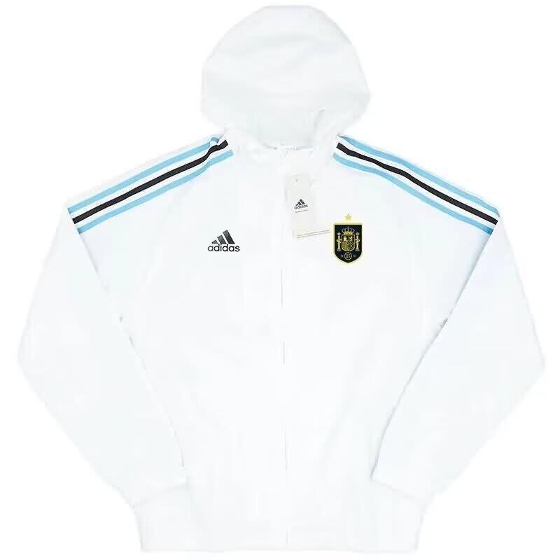 Spain Soccer Windbreaker White Replica 2024