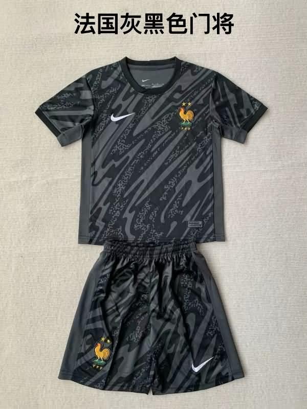 France Soccer Jersey Goalkeeper Black Replica 2024