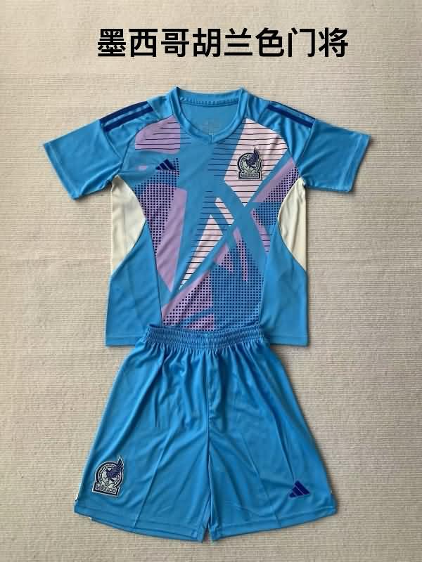 Mexico Soccer Jersey Goalkeeper Blue Replica 2024