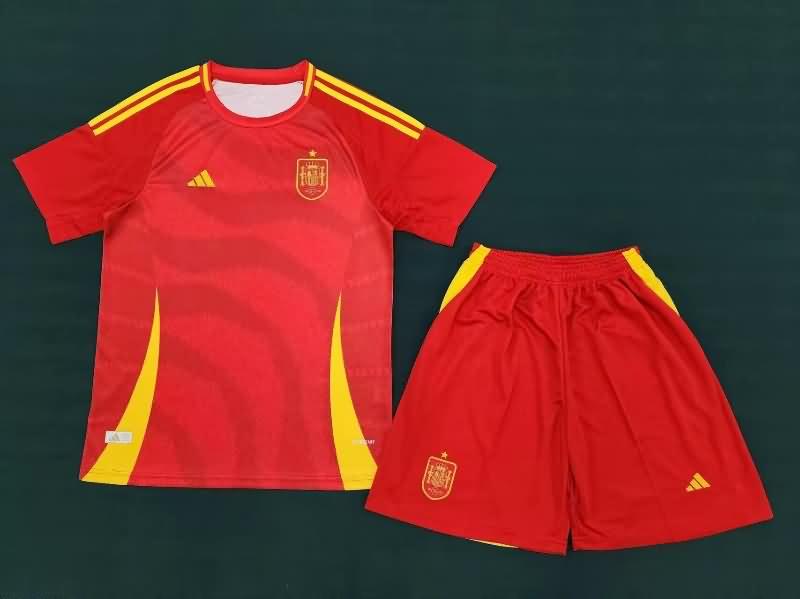 Spain Soccer Jersey Home Replica 2024