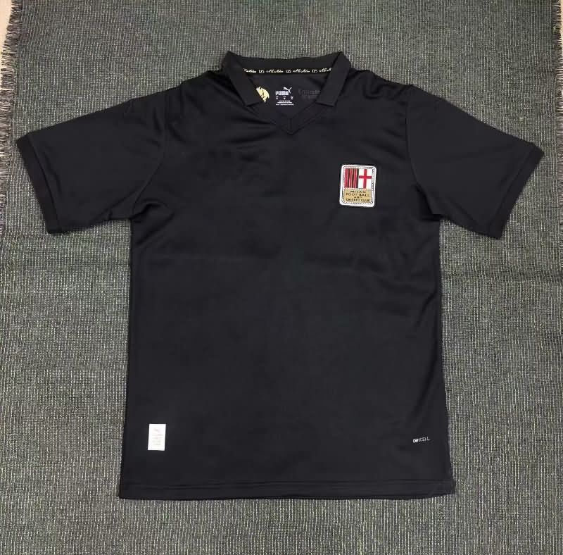 AAA Quality AC Milan 125th Anniversary Black Soccer Jersey