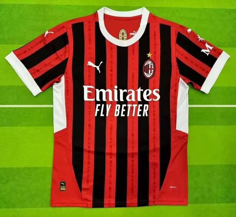 AC Milan Soccer Jersey Home Replica 24/25