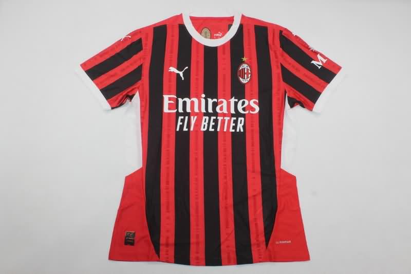 AC Milan Soccer Jersey Home (Player) 24/25 Leaked