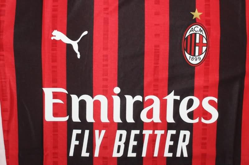 AC Milan Soccer Jersey Home (Player) 24/25 Leaked