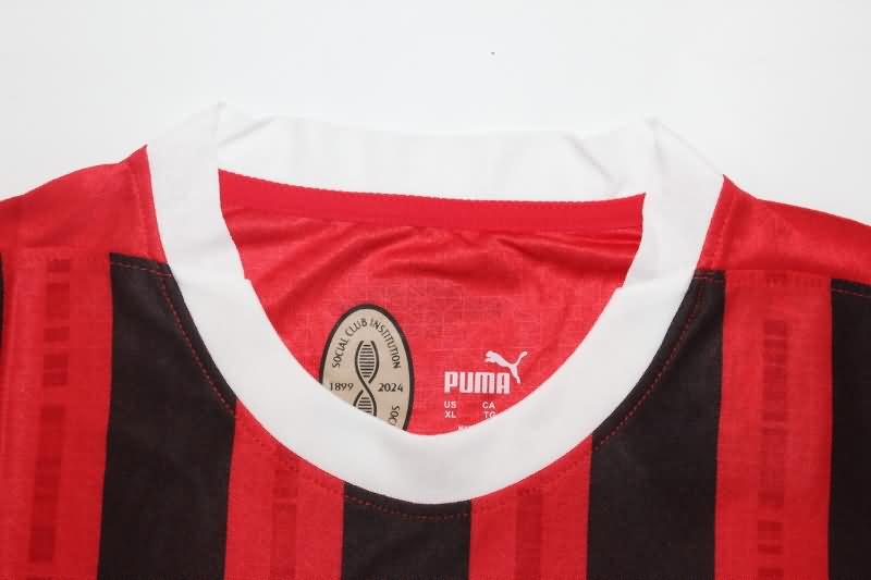 AC Milan Soccer Jersey Home (Player) 24/25 Leaked