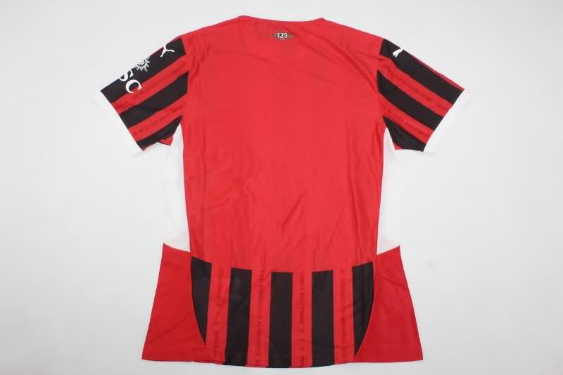AC Milan Soccer Jersey Home (Player) 24/25 Leaked