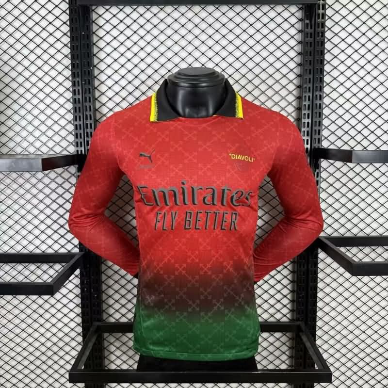 AAA Quality AC Milan 24/25 Special Long Sleeve Soccer Jersey (Player) 02