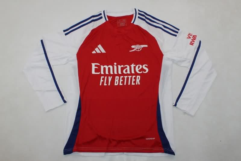 Arsenal Soccer Jersey Home Long Sleeve Replica 24/25