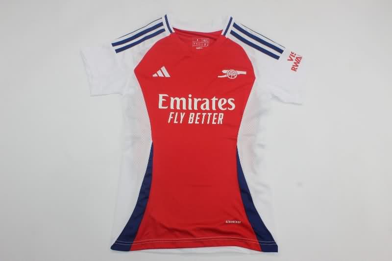Arsenal Soccer Jersey Home Women Replica 24/25