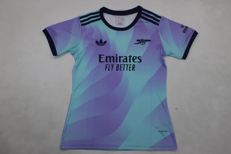Arsenal Soccer Jersey Third Women Replica 24/25