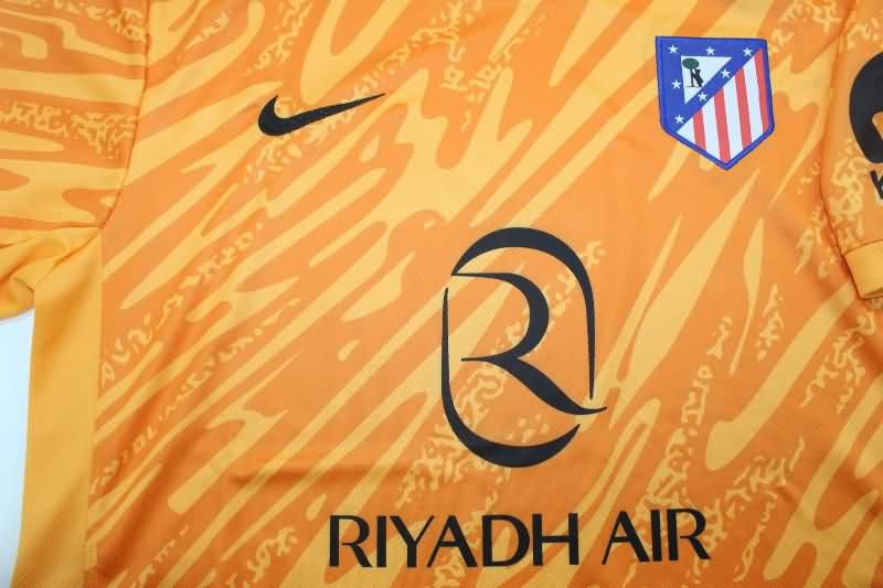 Atletico Madrid Soccer Jersey Goalkeeper Orange Replica 24/25