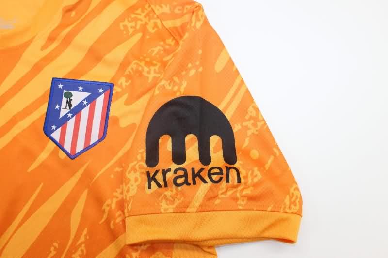 Atletico Madrid Soccer Jersey Goalkeeper Orange Replica 24/25