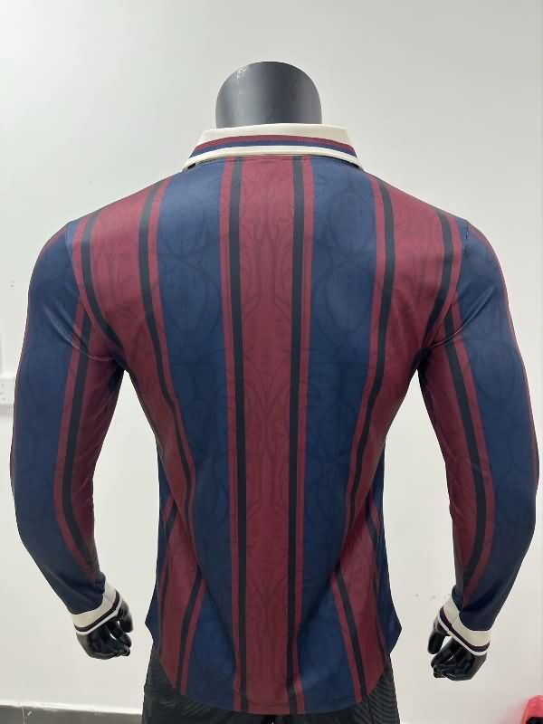 AAA Quality Barcelona 125th Anniversary Long Sleeve Soccer Jersey(Player)