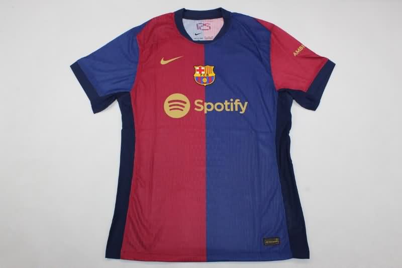 Barcelona Soccer Jersey Home (Player) 24/25