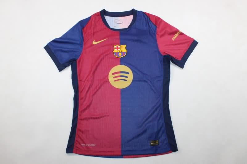 Barcelona Soccer Jersey Home (Player) 24/25