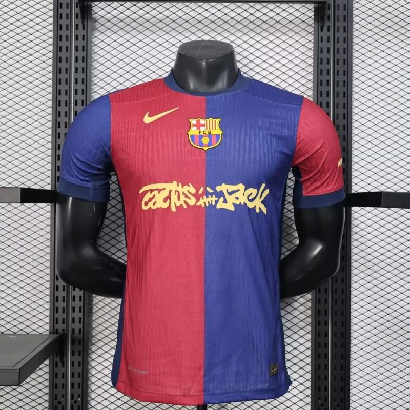AAA Quality Barcelona 24/25 Home Soccer Jersey (Player) Sponsor 04