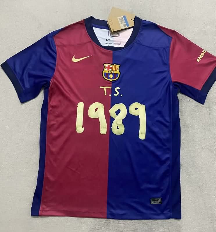AAA Quality Barcelona 24/25 Home Soccer Jersey Sponsor 05