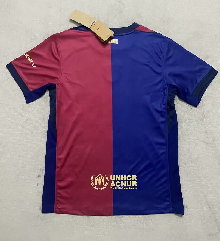 AAA Quality Barcelona 24/25 Home Soccer Jersey Sponsor 05