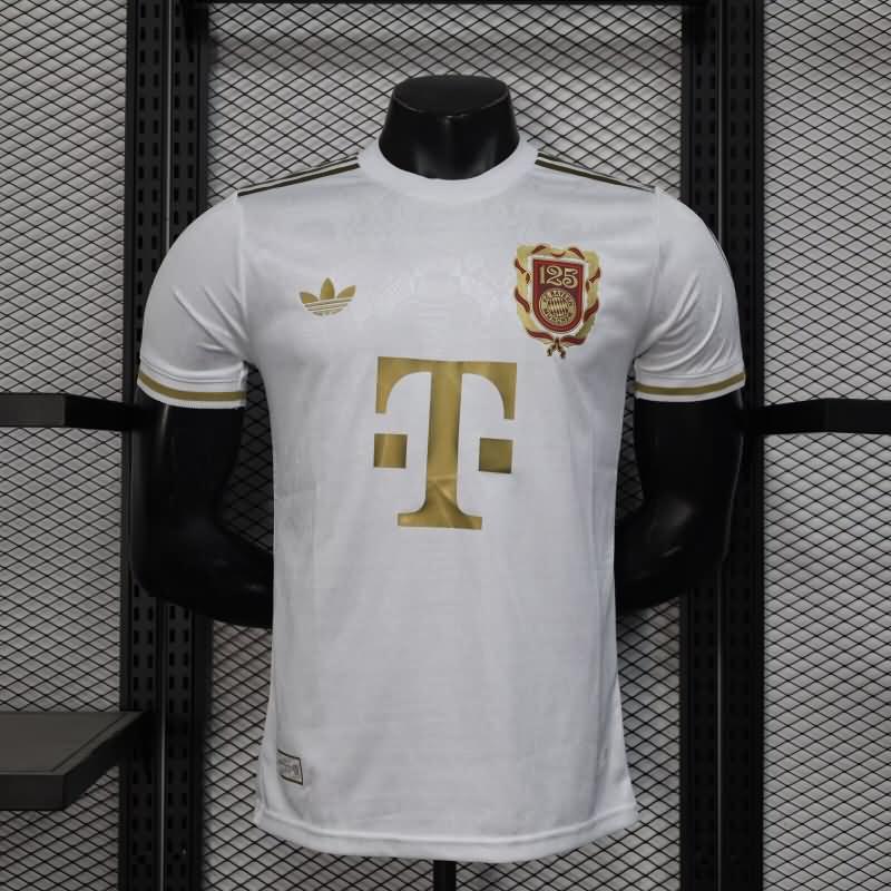 Bayern Munich Soccer Jersey Anniversary White (Player) 125th