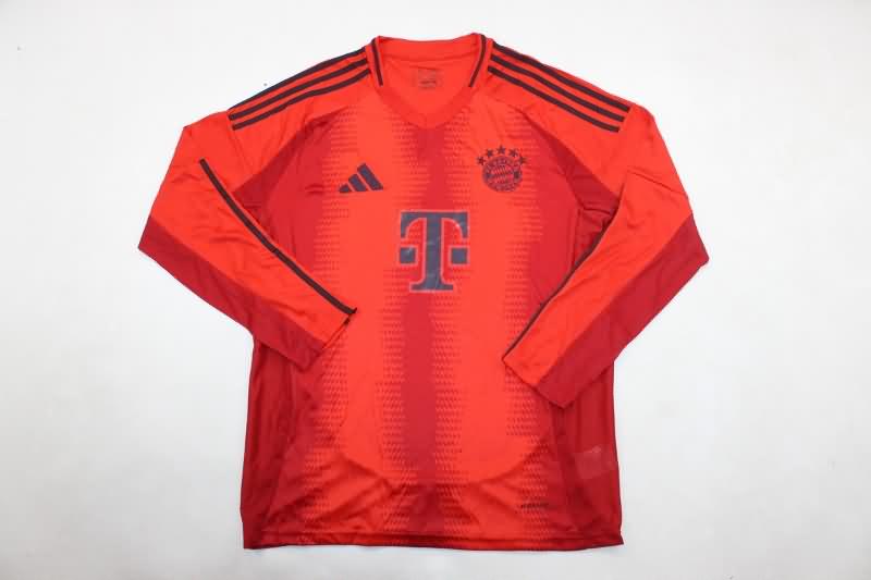 Bayern Munich Soccer Jersey Home Long Sleeve Replica 24/25