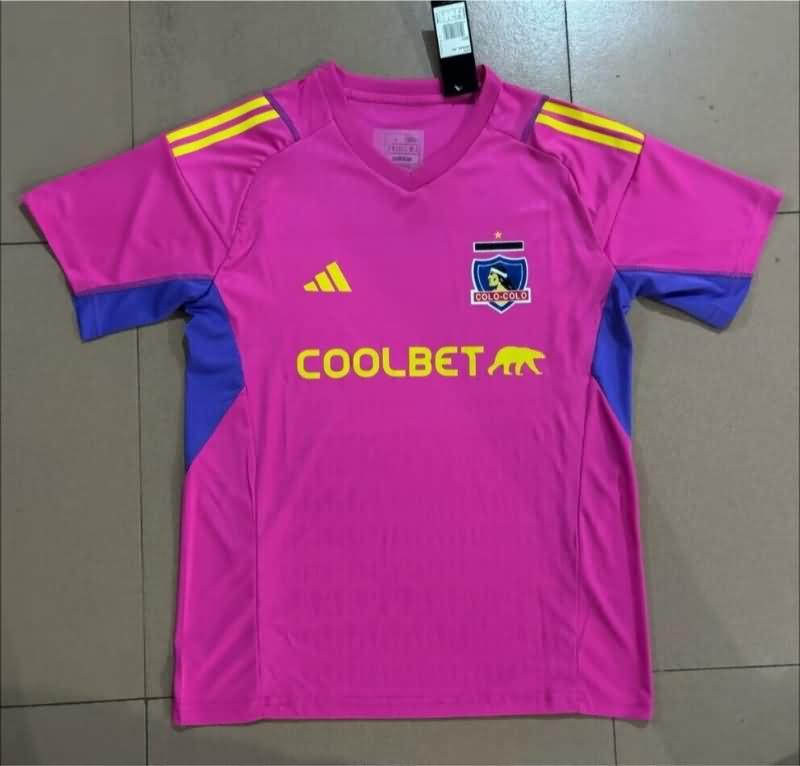 Colo Colo Soccer Jersey Goalkeeper Pink Replica 2024