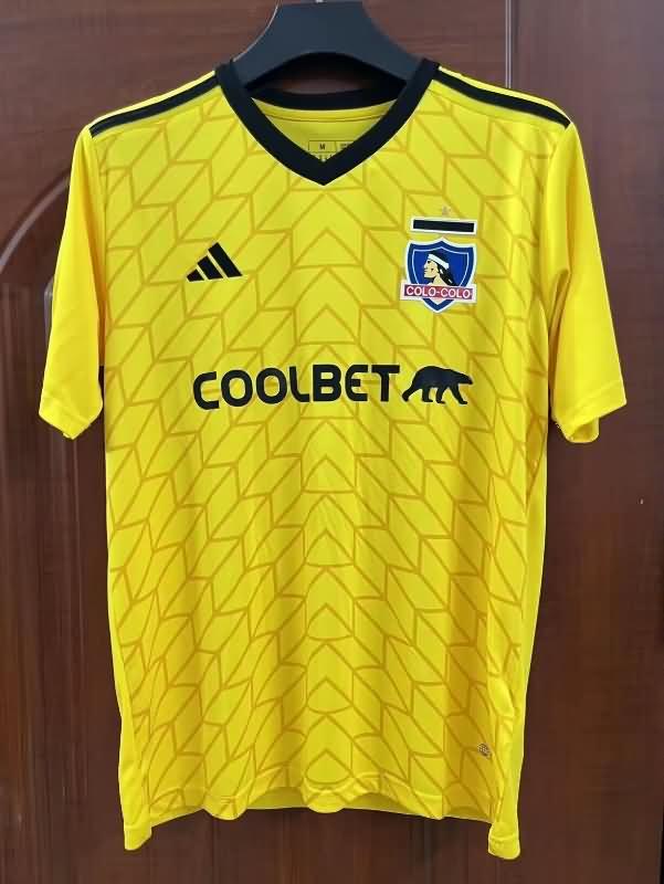 Colo Colo Soccer Jersey Goalkeeper Yellow Replica 2024