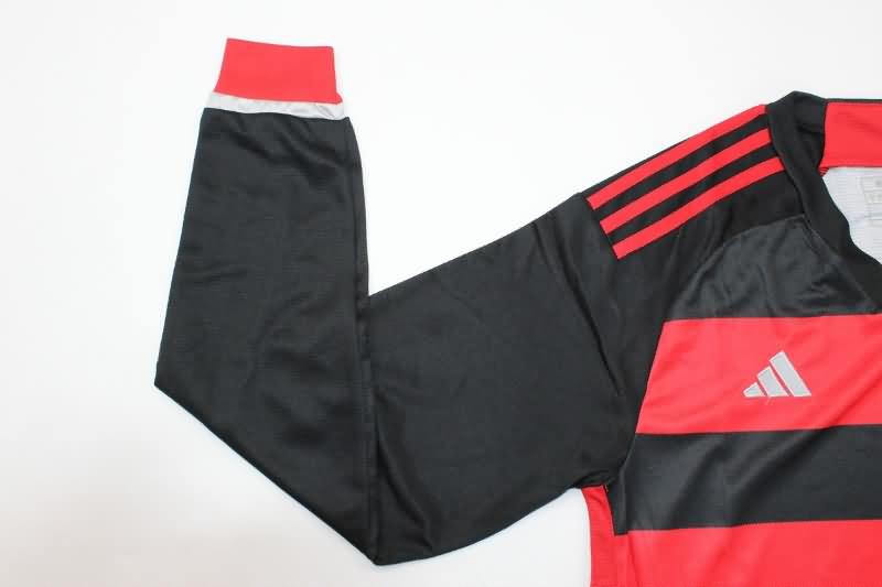 Flamengo Soccer Jersey Home Long Sleeve Replica 2024