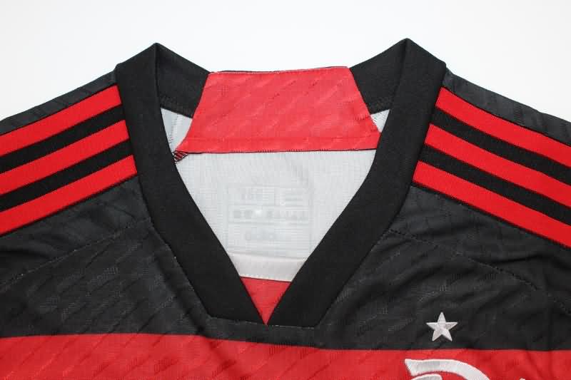 Flamengo Soccer Jersey Home Long Sleeve (Player) 2024