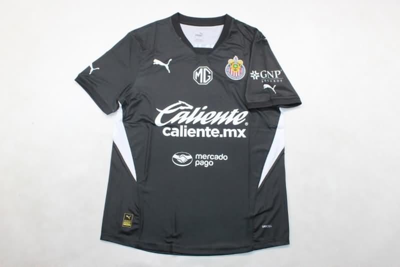 Guadalajara Soccer Jersey Goalkeeper Black (Player) 24/25
