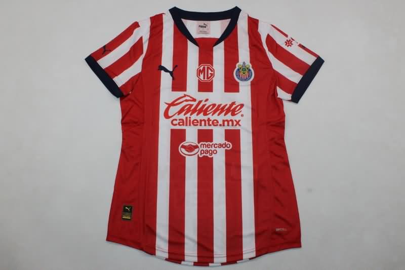 Guadalajara Soccer Jersey Home Women Replica 24/25