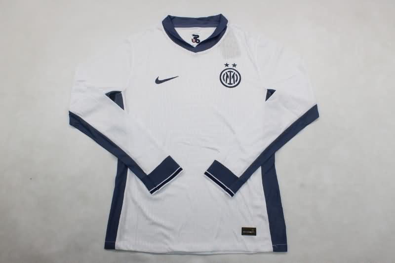 Inter Milan Soccer Jersey Away Long Sleeve (Player) 24/25