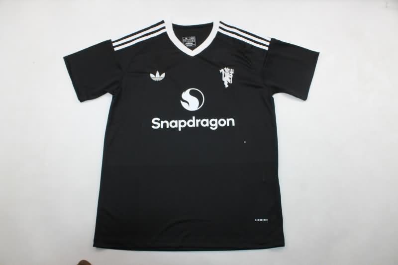 Manchester United Soccer Jersey Goalkeeper Black Replica 24/25