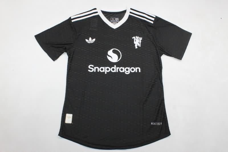 Manchester United Soccer Jersey Goalkeeper Black (Player) 24/25