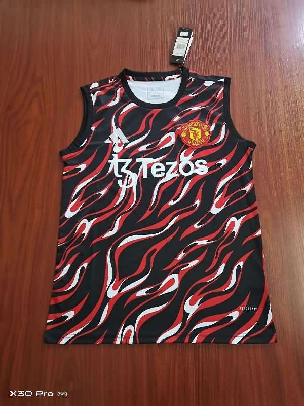 AAA Quality Manchester United 24/25 Training Vest Soccer Jersey 06
